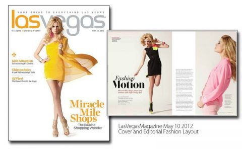 Las Vegas Magazine Editorial Fashion Makeup and Hair